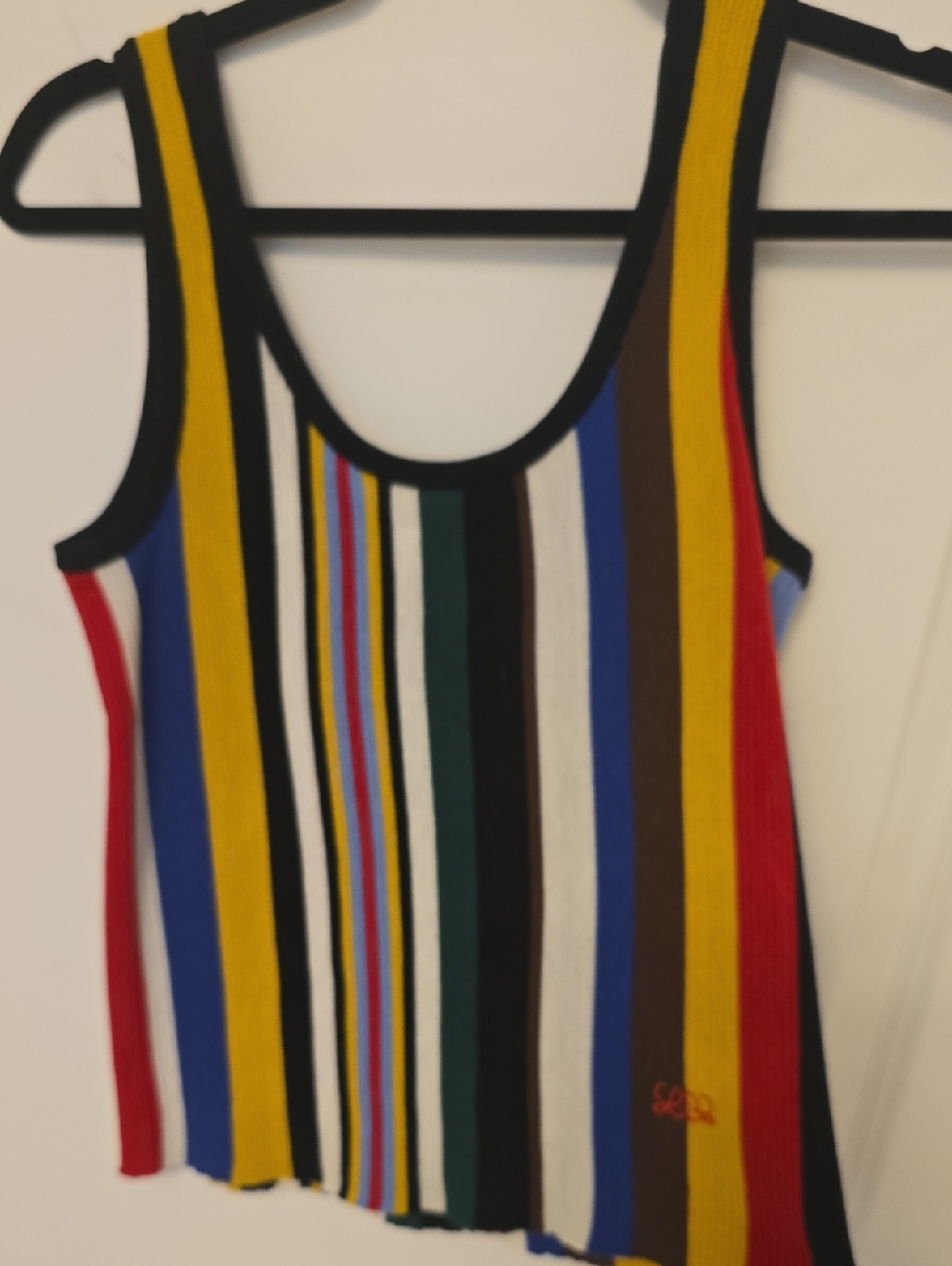Loewe Multicolor Vertical Stripe Knit Tank